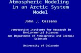 Atmospheric Modeling  in an Arctic System Model