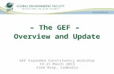 – The GEF –  Overview and Update