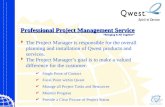 Professional Project Management Service “Bringing It All Together”