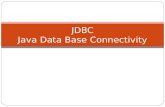 JDBC Java Data Base Connectivity