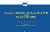 European Disability Strategy 2010-2020 and EU external action