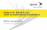 Robert W. Baird & Co. 2006 Growth Stock Conference