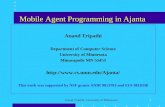 Mobile Agent Programming in Ajanta