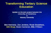 Transforming Tertiary Science Education