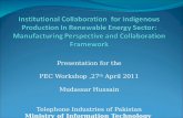 Presentation for the PEC Workshop ,27 th  April 2011 Mudassar Hussain