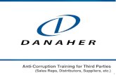 Anti-Corruption Training for Third Parties (Sales Reps, Distributors, Suppliers, etc.)