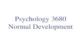 Psychology 3680 Normal Development