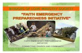 FAITH EMERGENCY PREPAREDNESS INITIATIVE  CONNECTING CHURCH AND COMMUNITY