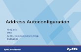 Address Autoconfiguration