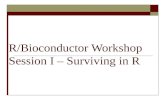 R/Bioconductor Workshop Session I – Surviving in R