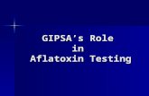 GIPSA’s Role  in  Aflatoxin Testing