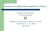 Snapshot of NBFIs Development in Africa