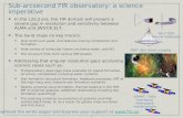 Sub-arcsecond FIR observatory: a science imperative