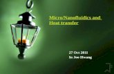 Micro/ Nanofluidics  and  Heat transfer