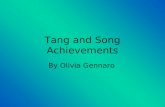 Tang and Song Achievements