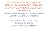 AN OLG MACROECONOMIC MODEL IN A NON-NEUTRALITY MONEY CONTEXT: COMPLEX DYNAMICS