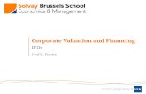 Corporate Valuation and Financing