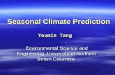 Seasonal Climate Prediction