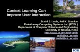 Context Learning Can Improve User Interaction