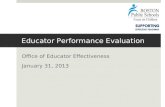 Educator Performance Evaluation