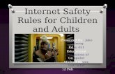 Internet Safety Rules for Children and Adults