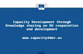 Capacity Development through Knowledge sharing on EU cooperation and development