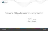 Economic DR participation in energy market
