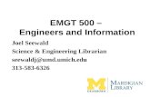 EMGT 500 –  Engineers and Information
