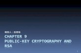 Chapter 9 Public-Key Cryptography and RSA