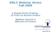 ERLC Webinar Series Fall 2009
