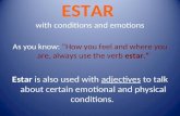 ESTAR  with conditions and emotions