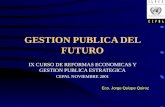 GESTION PUBLICA DEL FUTURO
