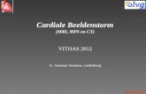 Cardiale Beeldenstorm (MRI, MPS en CT) VITHAS 2012 G. Aernout Somsen, cardioloog