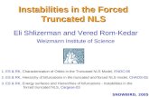 Instabilities in the Forced Truncated NLS