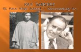 RAY SANCHEZ EL Paso High School - Outstanding Ex 2013