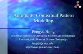 Automatic Contextual Pattern Modeling