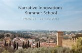 Narrative Innovations  Summer School