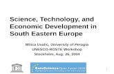 Science, Technology, and Economic Development in South Eastern Europe