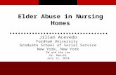 Elder Abuse in Nursing Homes