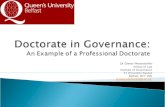 Doctorate in Governance:  An Example of a Professional Doctorate
