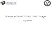 Library Services for the Data Analyst
