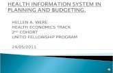 HEALTH INFORMATION SYSTEM IN PLANNING AND BUDGETING.