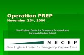 Operation PREP November 15 th , 2006