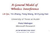A General Model of  Wireless Interference