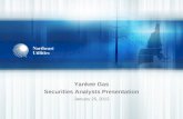 Yankee Gas Securities Analysts Presentation
