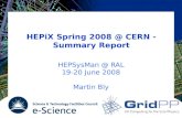 HEPiX Spring 2008 @ CERN -Summary Report