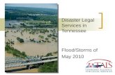 Disaster Legal Services in Tennessee  Flood/Storms of  May 2010