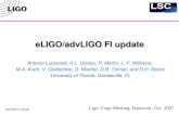 eLIGO/advLIGO FI update
