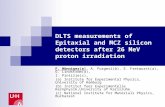 DLTS measurements of Epitaxial and MCZ silicon detectors after 26 MeV proton irradiation