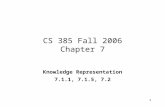CS 385 Fall 2006 Chapter 7